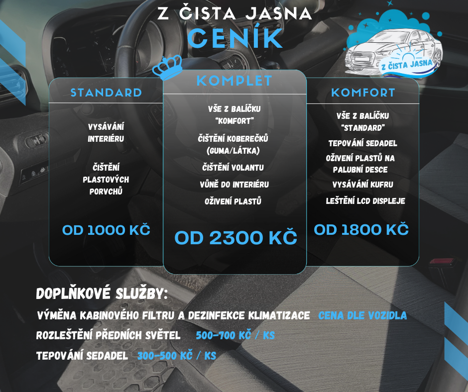 Ceník Z Čista Jasna